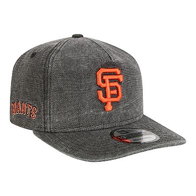 Men's New Era Black San Francisco Giants Denim Classic 19TWENTY Adjustable Hat