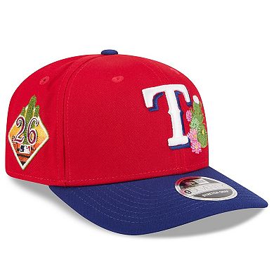 Men's New Era Red/Royal Texas Rangers 2026 Spring Training 9SEVENTY Adjustable Hat