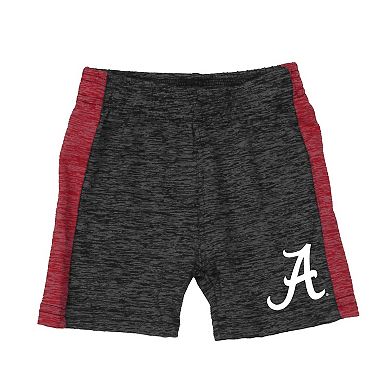 Infant Wes & Willy Crimson Alabama Crimson Tide Cloudy Yarn Bodysuit & Shorts Set