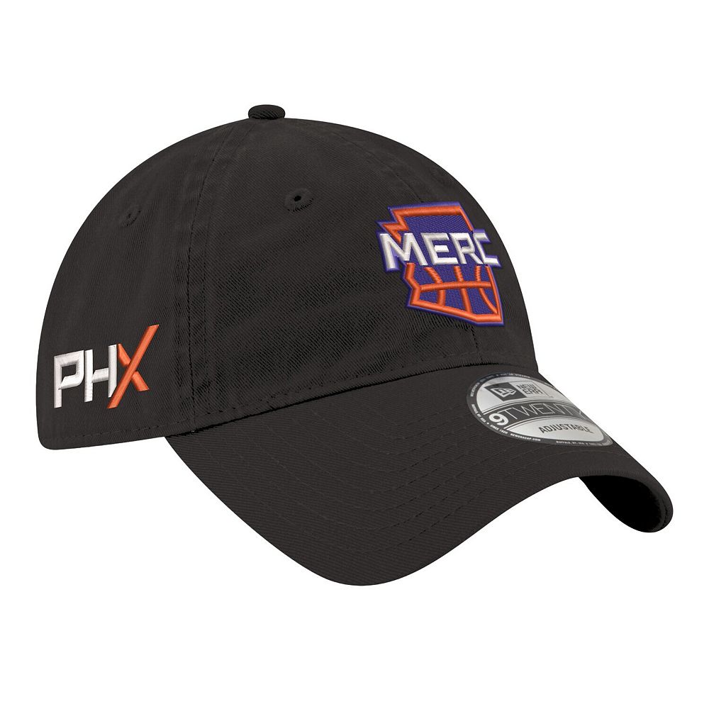 Unisex New Era Black Phoenix Mercury Alternate Logo 9TWENTY Adjustable Hat