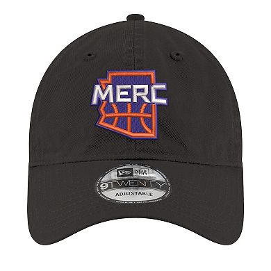 Unisex New Era Black Phoenix Mercury Alternate Logo 9TWENTY Adjustable Hat