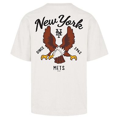 Men's '47 Cream New York Mets Souvenir Eagle Foundation T-Shirt