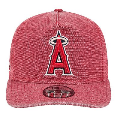 Men's New Era Red Los Angeles Angels Denim Classic 19TWENTY Adjustable Hat