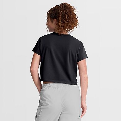 Women's Nike Black Los Angeles Dodgers Mod Cropped T-Shirt