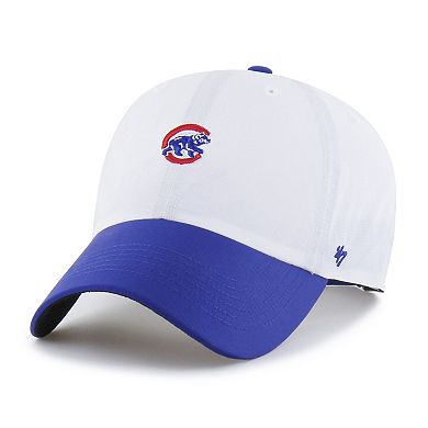 Men's '47 White/Royal Chicago Cubs Vista Mini Clean Up brrr Adjustable Hat