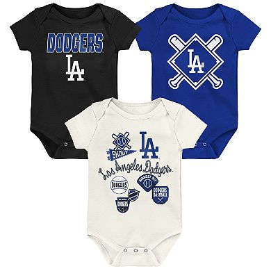 Infant Outerstuff Los Angeles Dodgers Home Plate 3-Piece Creeper Set