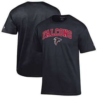 Men's Champion Black Atlanta Falcons Arch Over Logo T-Shirt