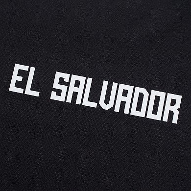 Men's Umbro Black El Salvador National Team Presentation Raglan Full-Zip Jacket