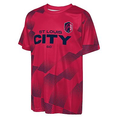 Youth Outerstuff Red St. Louis CITY SC Sheer Thrill T-Shirt