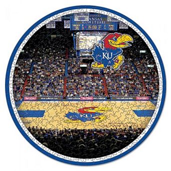 WinCraft Kansas Jayhawks Round 500 pc Puzzle