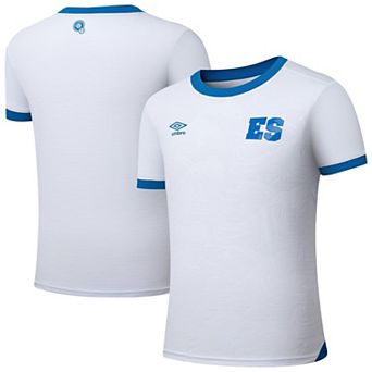 Men's��Umbro White El Salvador National Team 2025 Away Replica Jersey