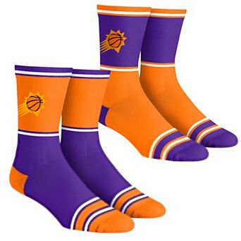 Youth Rock Em Socks Phoenix Suns 2-Pack Color Block Crew Socks Set