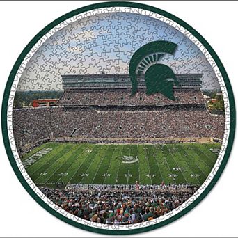 WinCraft Michigan State Spartans Round 500 pc Puzzle