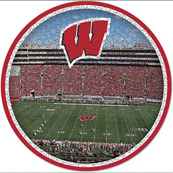 WinCraft Wisconsin Badgers Round 500 pc Puzzle