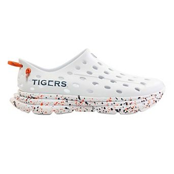 Unisex Kane Footwear White Auburn Tigers Speckle Recovery Shoes
