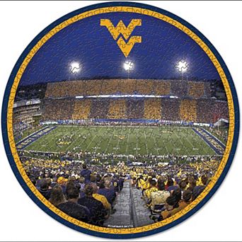WinCraft West Virginia Mountaineers Round 500 pc Puzzle