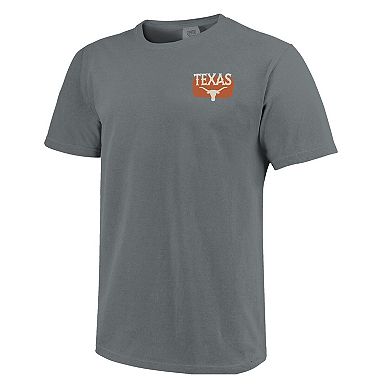Unisex Image One Gray Texas Longhorns Hyper Local House Mascot Built T-Shirt