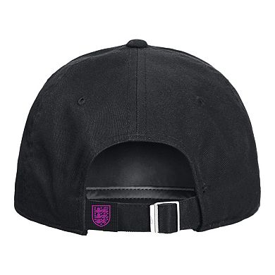 Unisex Nike Black England National Team Club Adjustable Hat