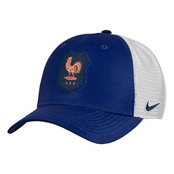 Unisex Nike Navy France National Team Rise Printed Trucker Adjustable Hat