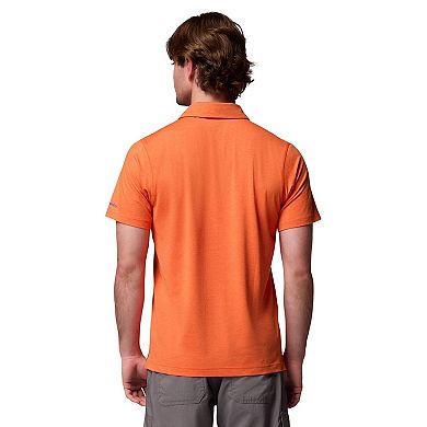 Men's Columbia Orange Florida Gators Tech Trail Polo