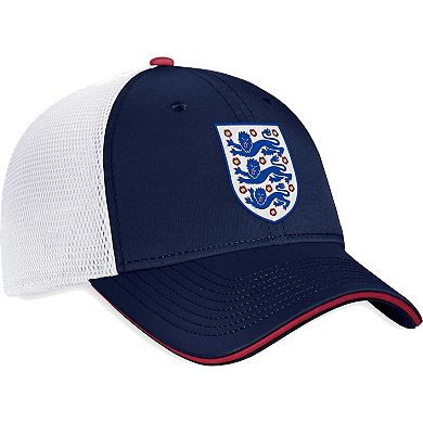 Men's Fanatics Navy/White England National Team Trucker Snapback Hat