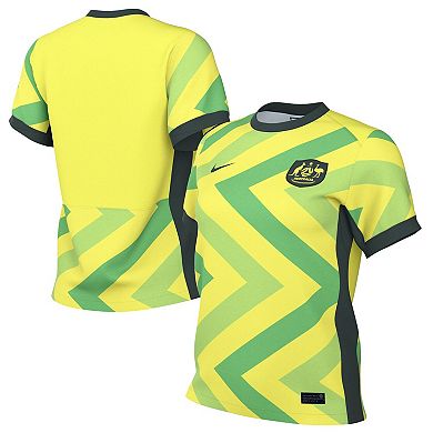 Women's Nike Yellow Australia National Team 2025/26 Home Replica Jersey