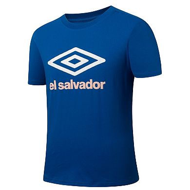 Men's Umbro Blue El Salvador National Team Graphic T-Shirt