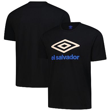 Men's Umbro Black El Salvador National Team Graphic T-Shirt