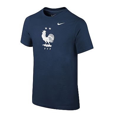Youth Nike Navy France National Team Core Team T-Shirt