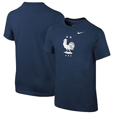 Youth Nike Navy France National Team Core Team T-Shirt