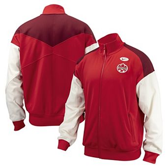 Men's Nike Red Canada Soccer 2024��Anthem Performance Full-Zip Jacket