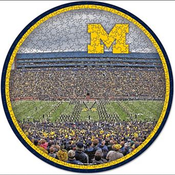 WinCraft Michigan Wolverines Round 500 pc Puzzle