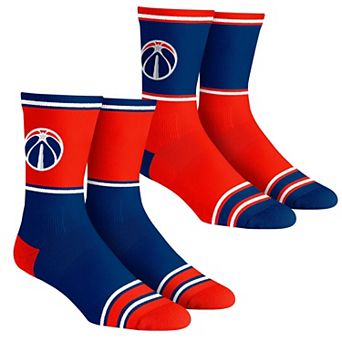 Youth Rock Em Socks Washington Wizards 2-Pack Color Block Crew Socks Set