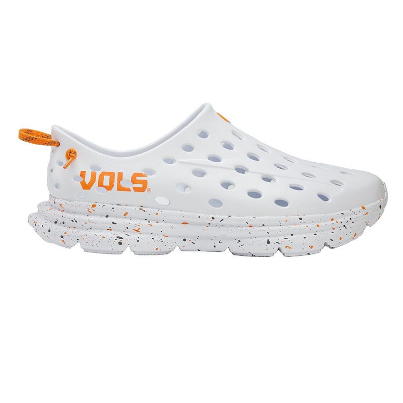 Unisex Kane Footwear White Tennessee Volunteers Speckle Recovery Shoes, Adult Unisex,