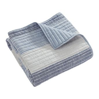 Levtex Home Striped Quilted Throw Blanket