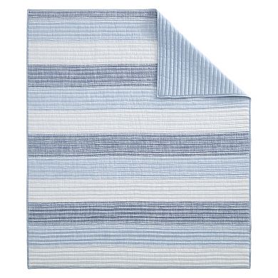 Levtex Home Striped Quilted Throw Blanket