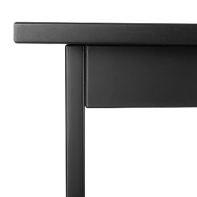 Lavish Home 2-Tier Narrow Console Table