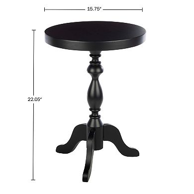 Lavish Home Round Pedestal Side Table