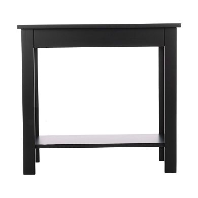 Lavish Home Narrow End Table with Charging Station