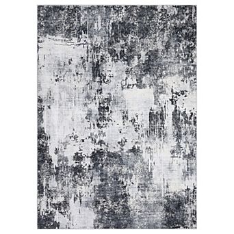 Stain Resistant Non-Slip Indoor Area Rugs Distressed Artistic Floor Carpet for Living Room, Bedroom
