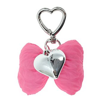 Stylish Bow Heart Handbag Charms Keychains 1 pc