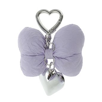 Stylish Bow Heart Handbag Charms Keychains 1 pc