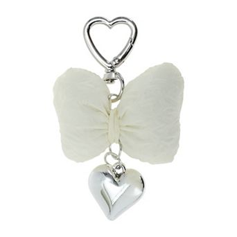 Stylish Bow Heart Handbag Charms Keychains 1 pc