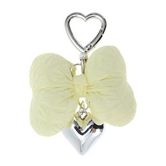 Stylish Bow Heart Handbag Charms Keychains 1 pc