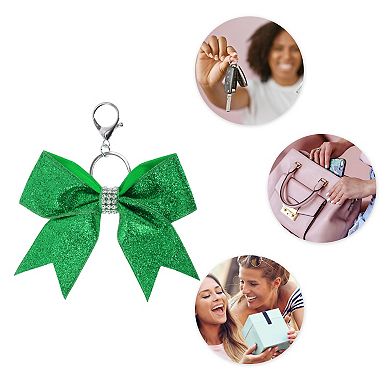 Fashion Leather Bow Handbag Charm 1 Pc