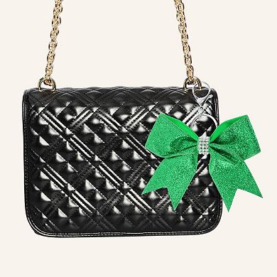 Fashion Leather Bow Handbag Charm 1 Pc