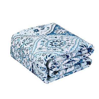 Pearl Velvet Washed Foldable Printed Carpet Persian Lingering