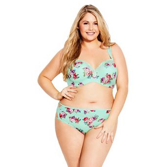 Avenue Women's Plus Size Fashion Microfiber Full Brief