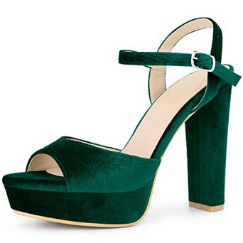 Women's Chunky High Heels Slingback Strap Platform Heel Sandals