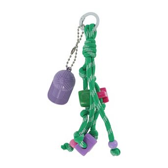 Beaded Knotted Lanyard with Hat Handbag Charm 1 pc